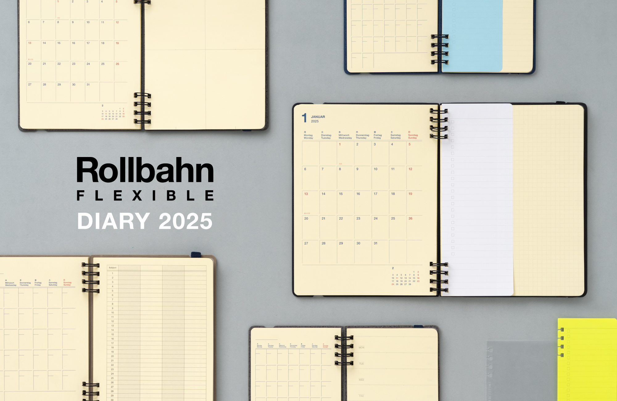 Rollbahn FLEXIBLE Diary