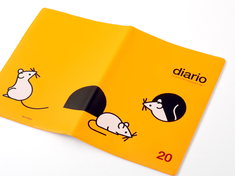 年は子年 ねずみどし 毎年人気の干支モチーフ 愛らしいネズミ柄ダイアリーを紹介します Delfonics Web Shop デルフォニックス公式通販