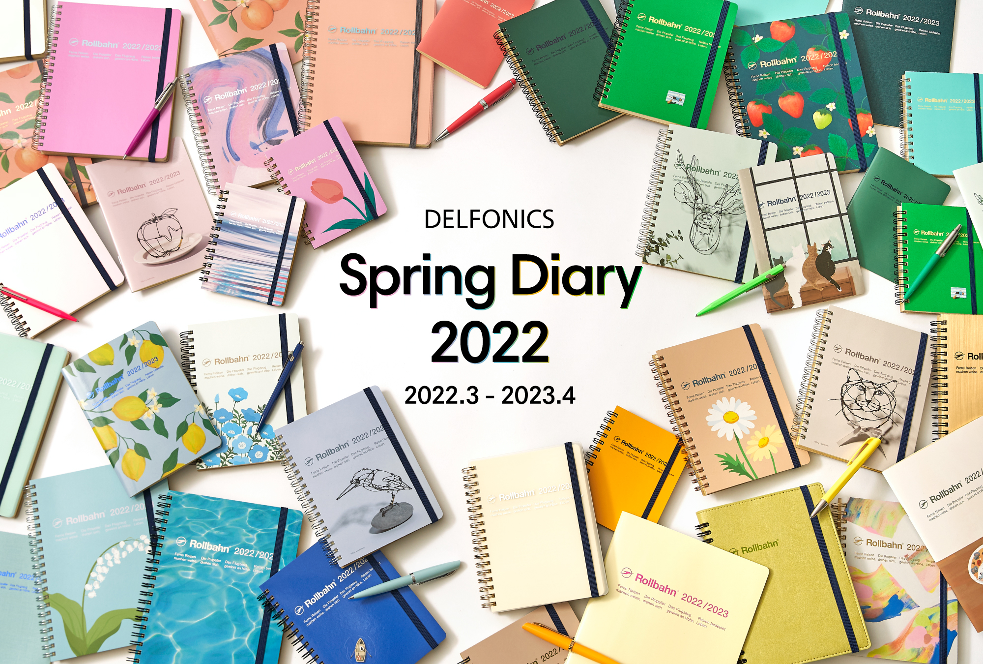 手帳 ｜Spring Diary 2022 - DELFONICS WEB SHOP - デルフォニックス公式通販