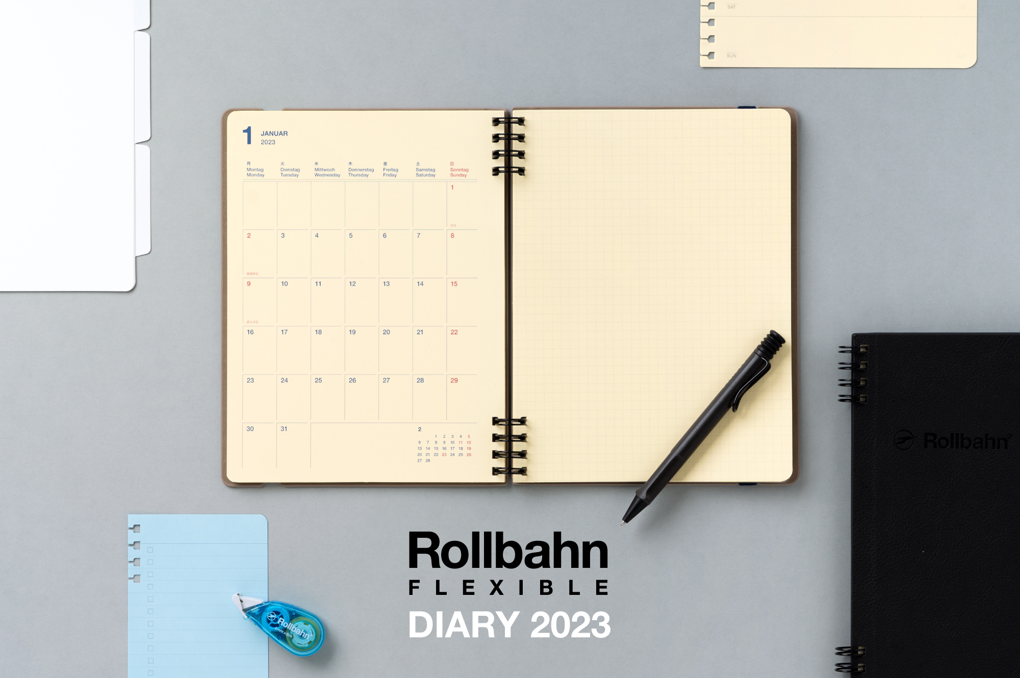 手帳 ｜Rollbahn FLEXIBLE Diary - DELFONICS WEB SHOP - デル