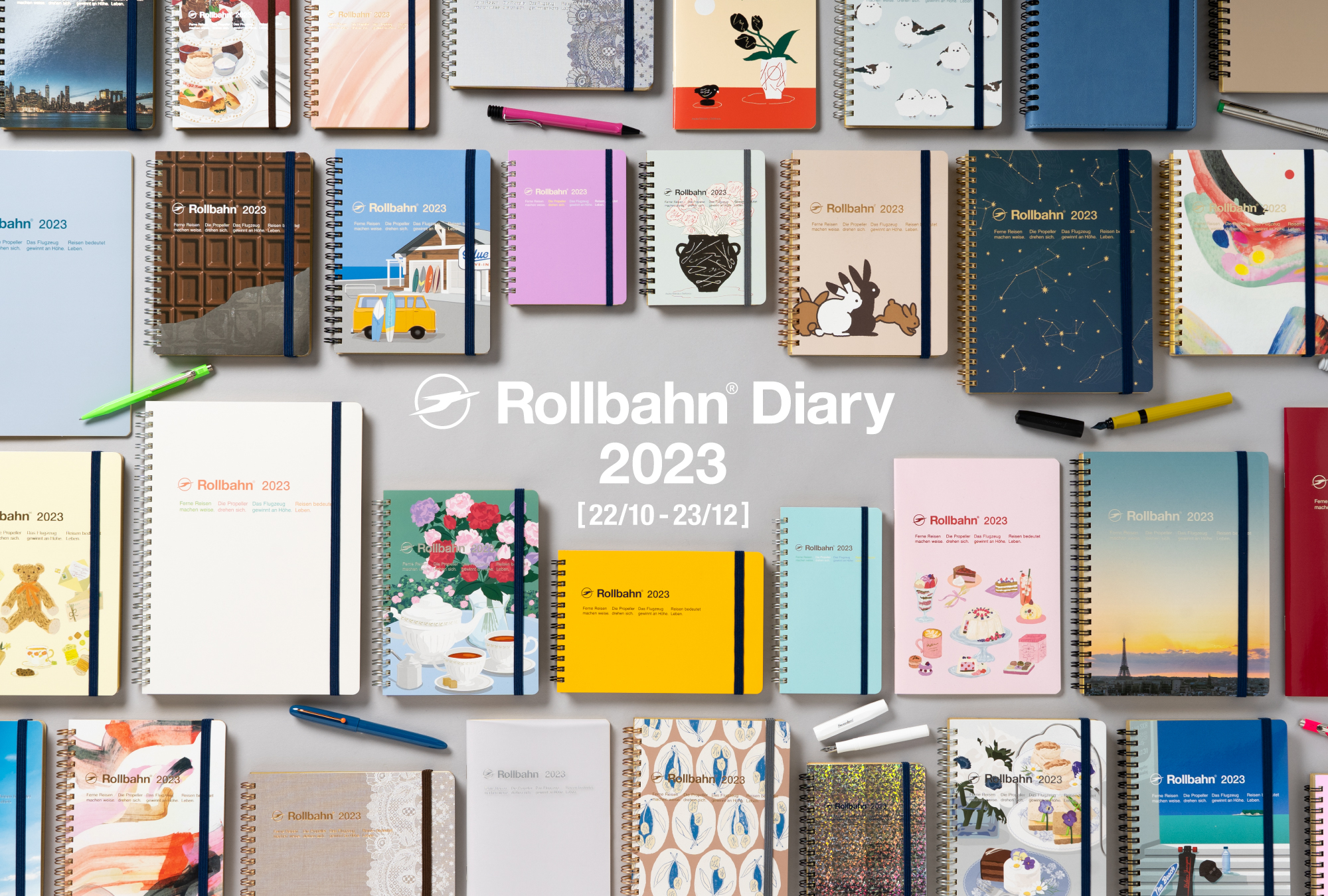 手帳 ｜Rollbahn Diary 2023 - DELFONICS WEB SHOP - デルフォニックス